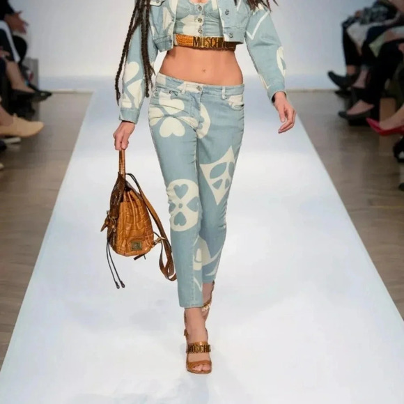 Moschino Denim - MOSCHINO Couture Runway Collection Jeans
